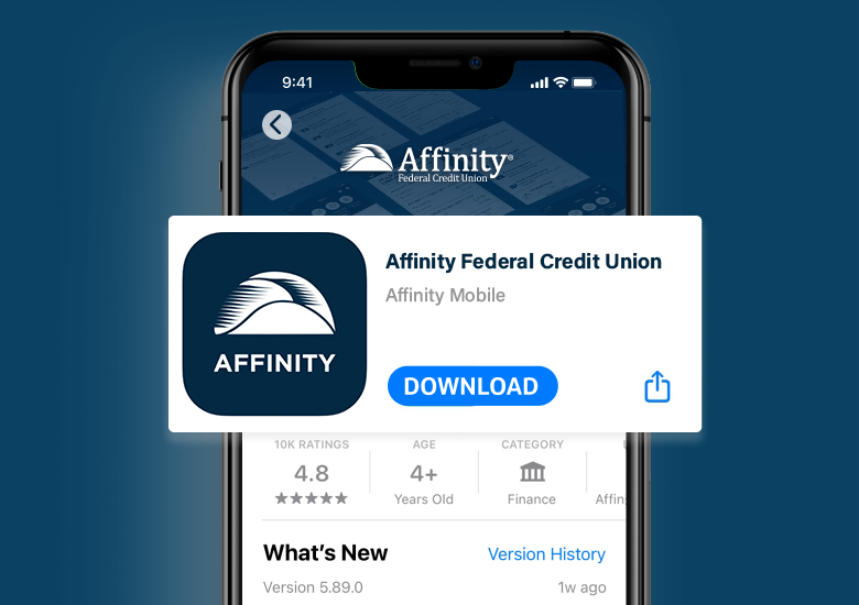 Affinity Mobile App hero Image